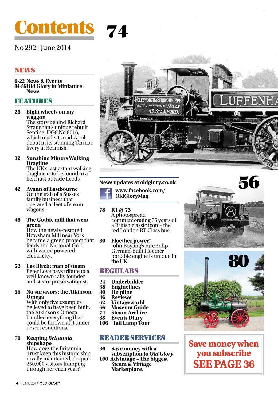 Old Glory Magazine Preview Pages