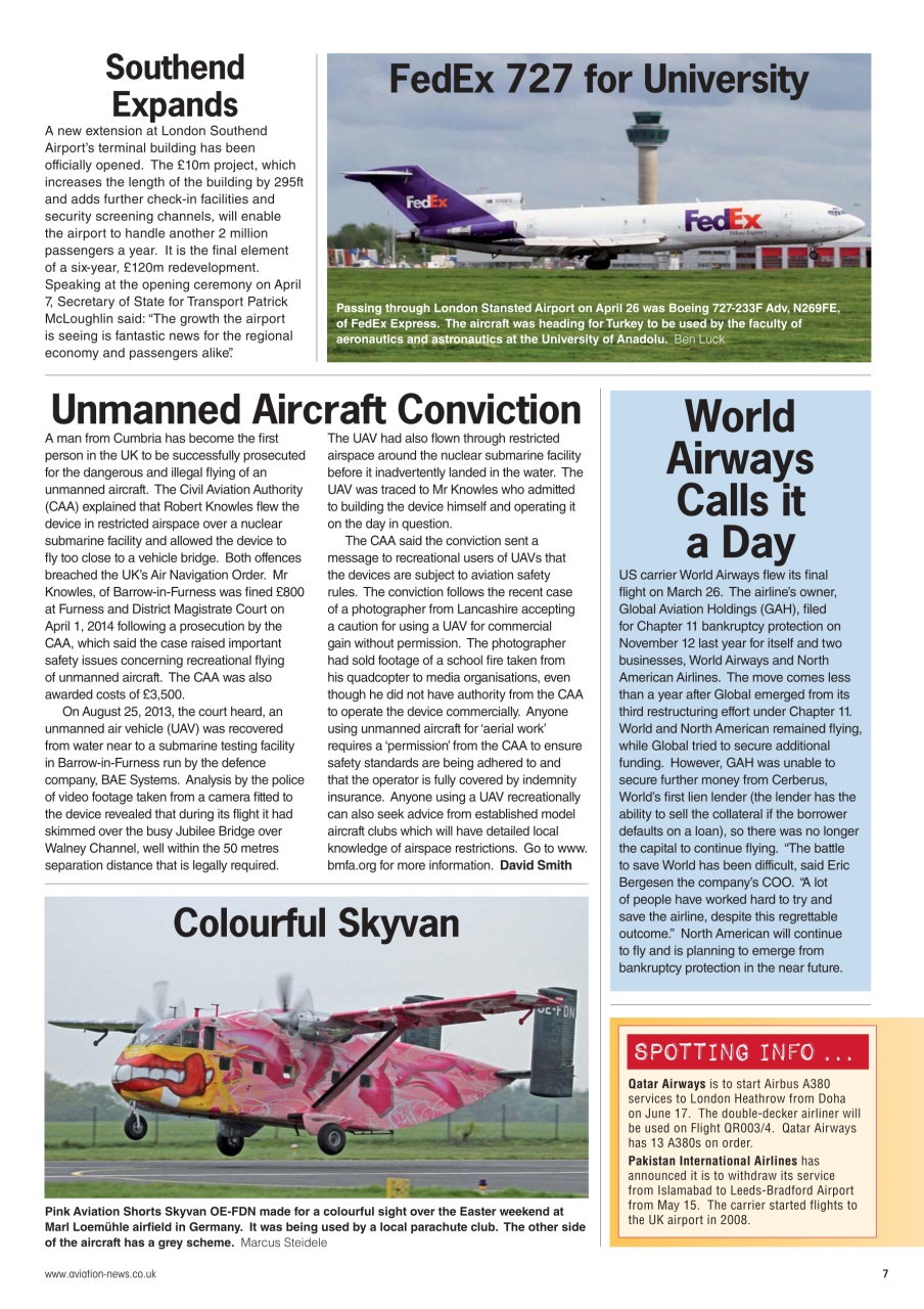 Aviation News Preview Pages