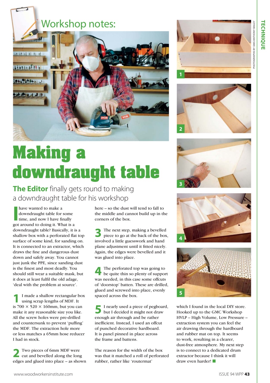 Woodworking Crafts Magazine Preview Pages