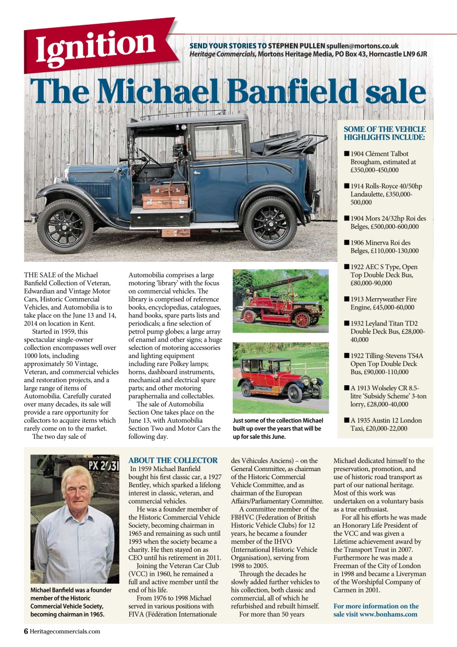 Heritage Commercials Magazine Preview Pages