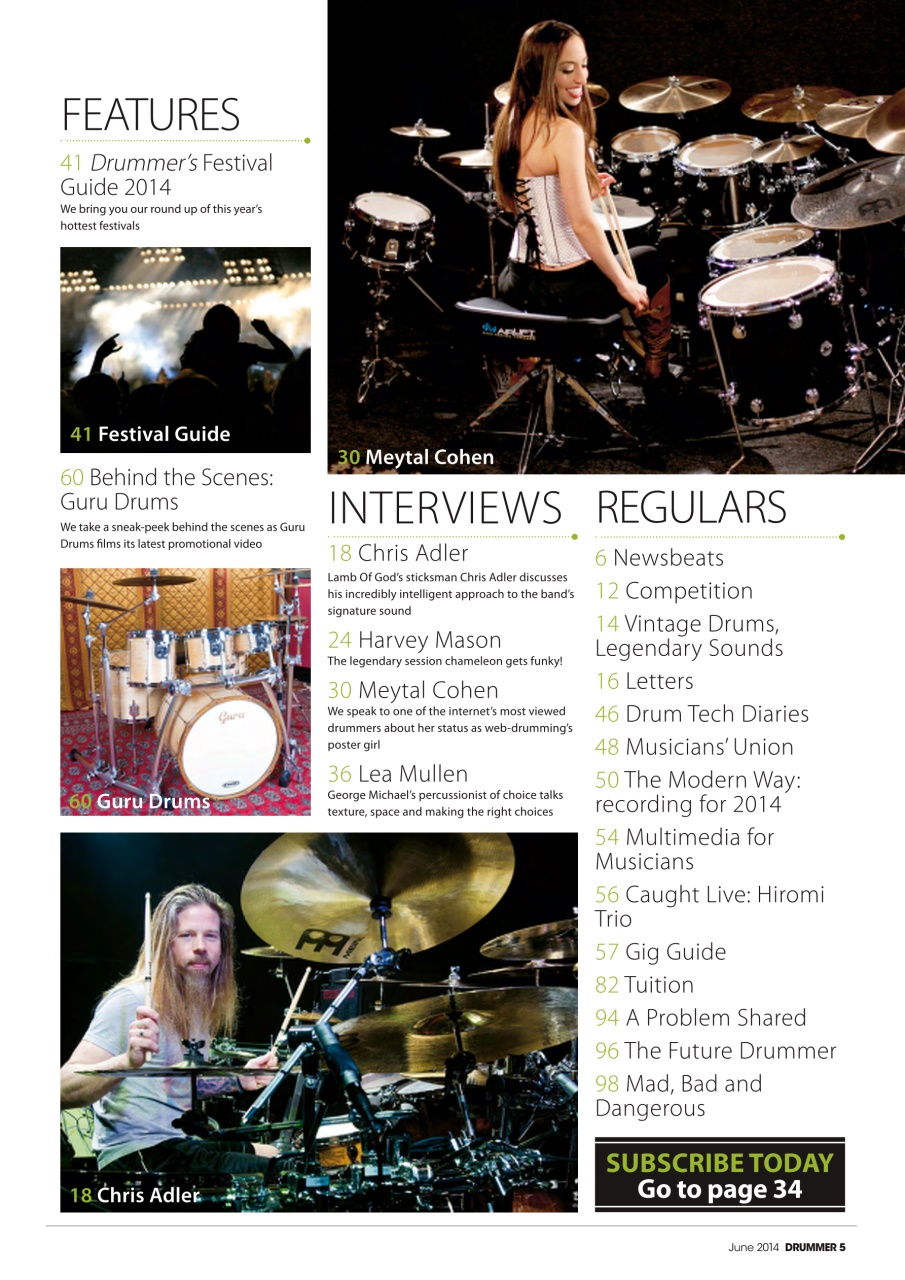 iDrum magazine: Never miss a beat Preview Pages