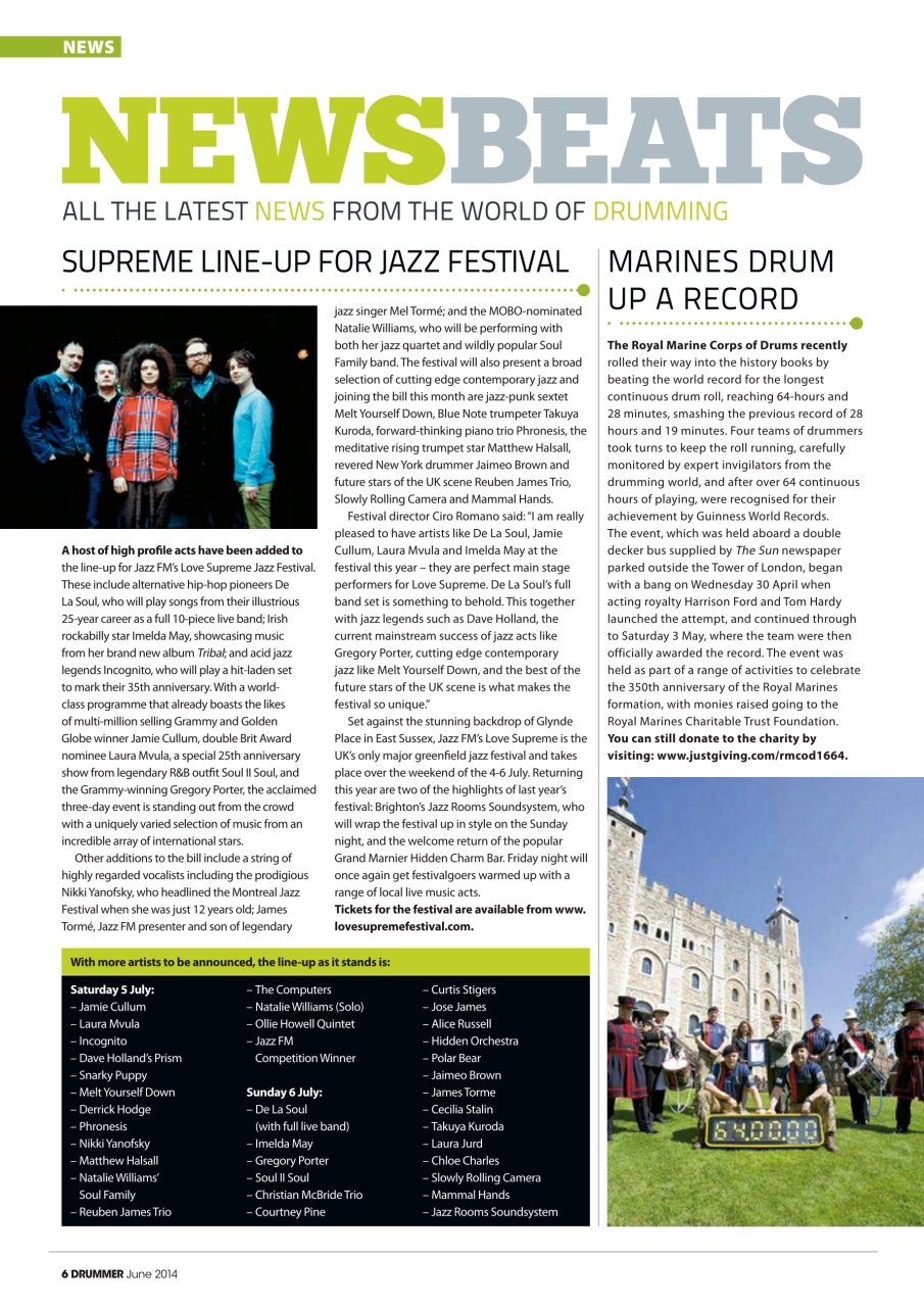 iDrum magazine: Never miss a beat Preview Pages