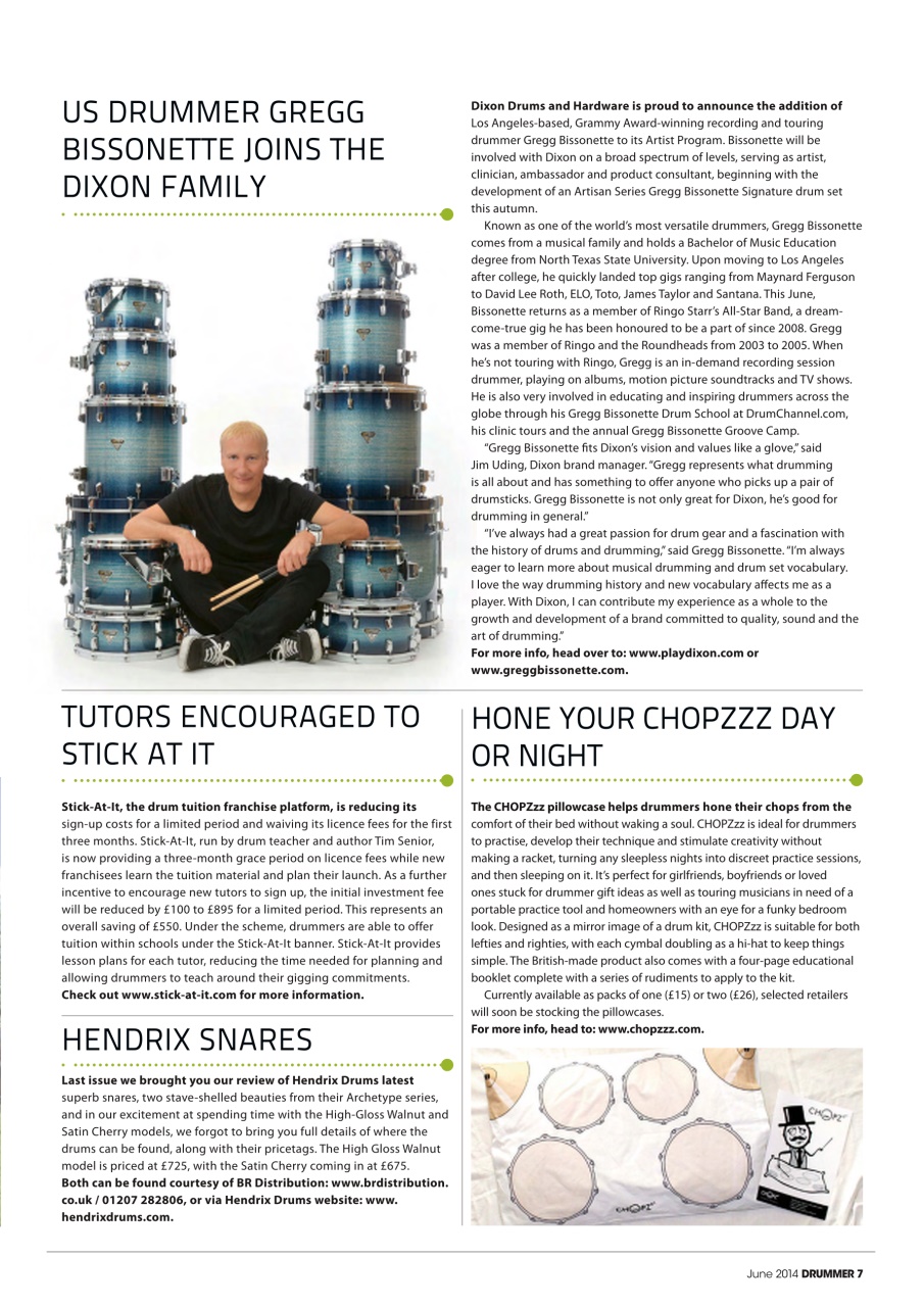 iDrum magazine: Never miss a beat Preview Pages