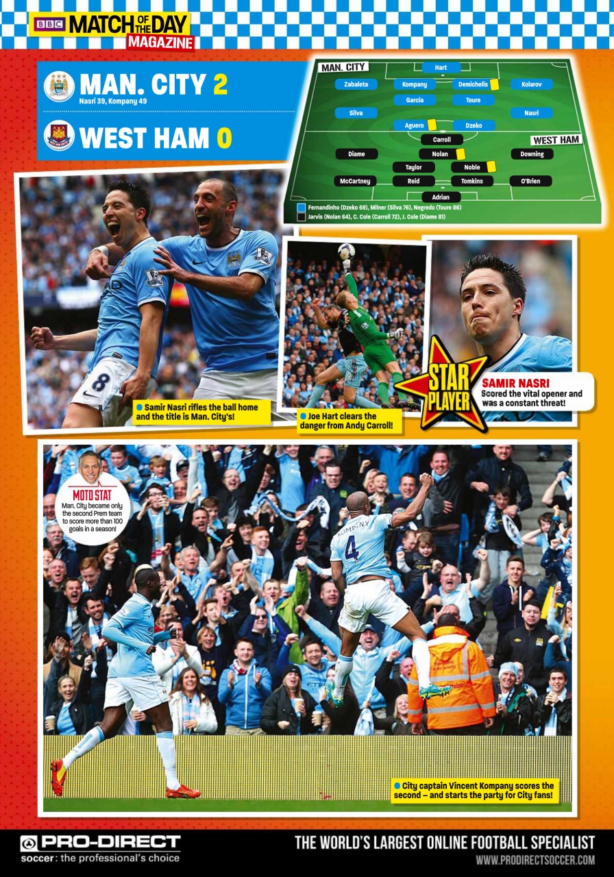 Match of the Day Preview Pages