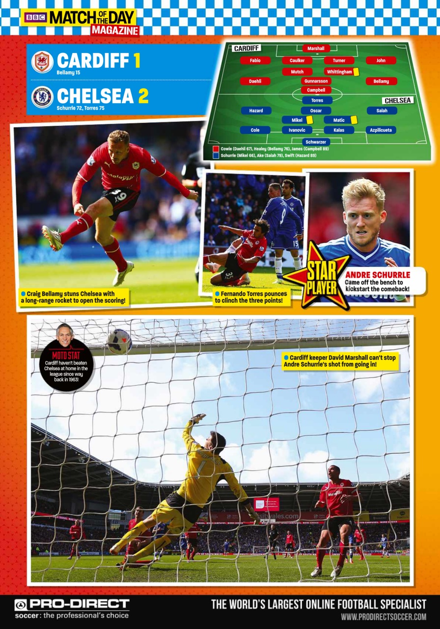 Match of the Day Preview Pages