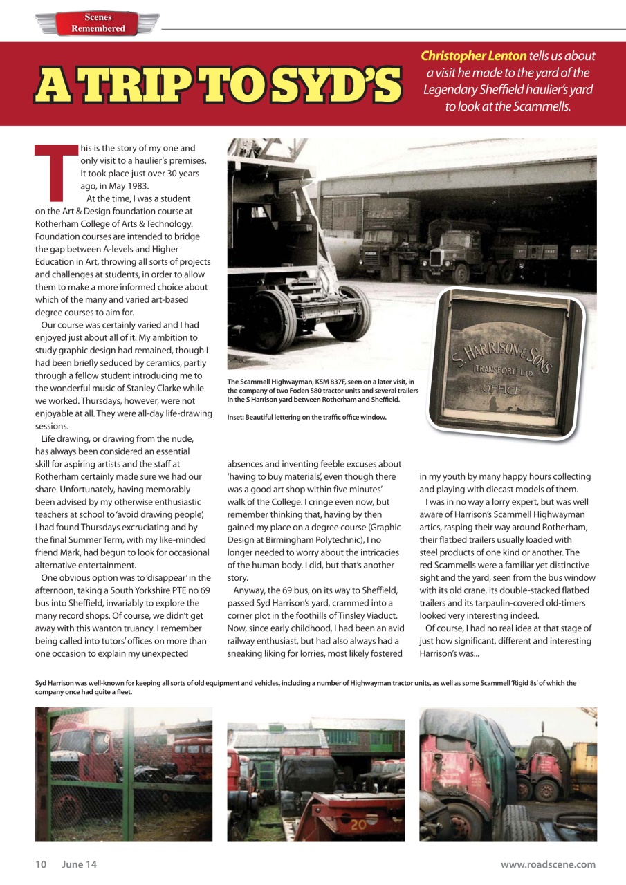 Vintage Roadscene Preview Pages