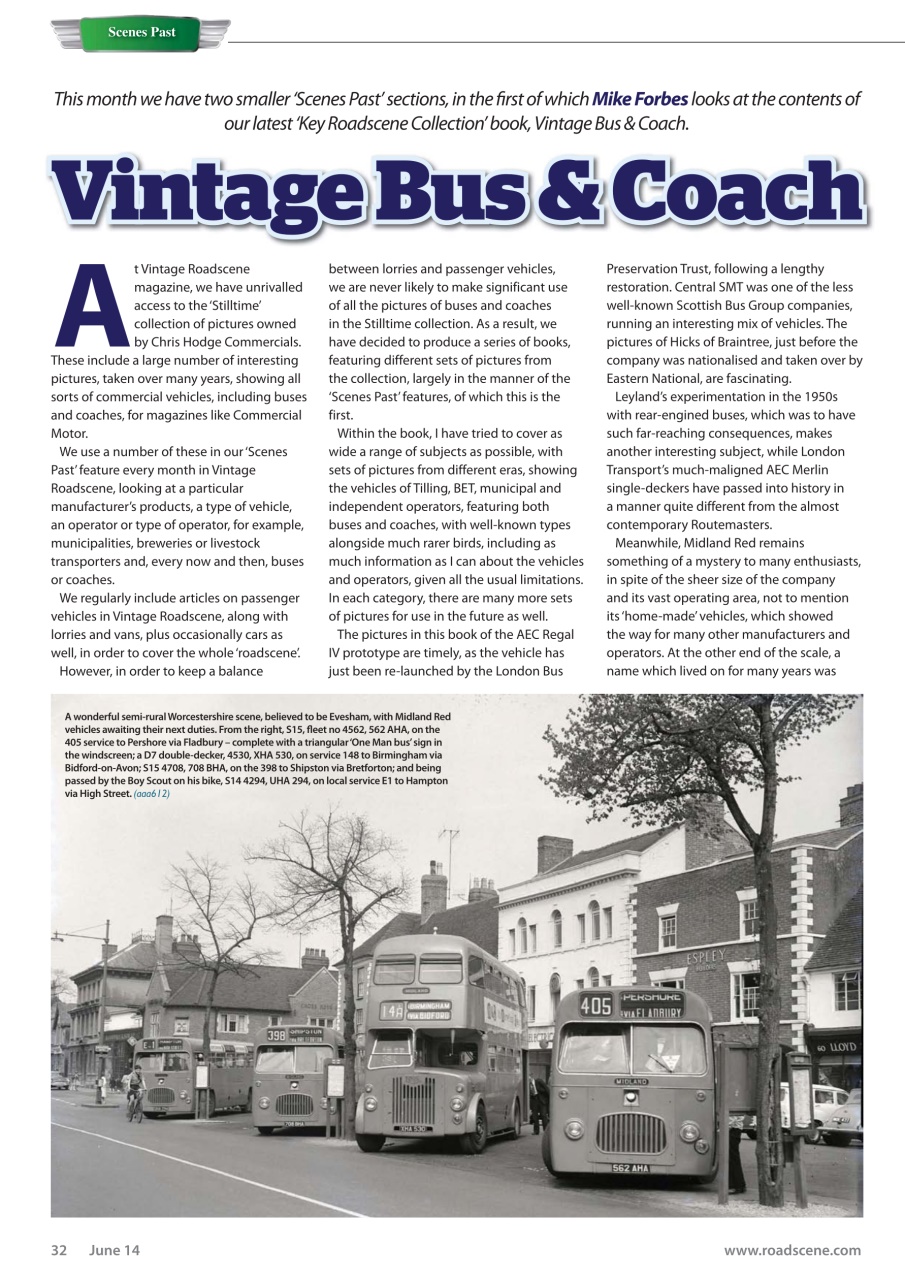 Vintage Roadscene Preview Pages