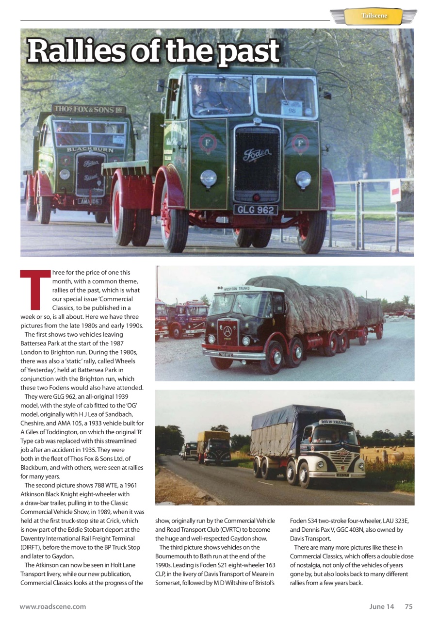 Vintage Roadscene Preview Pages