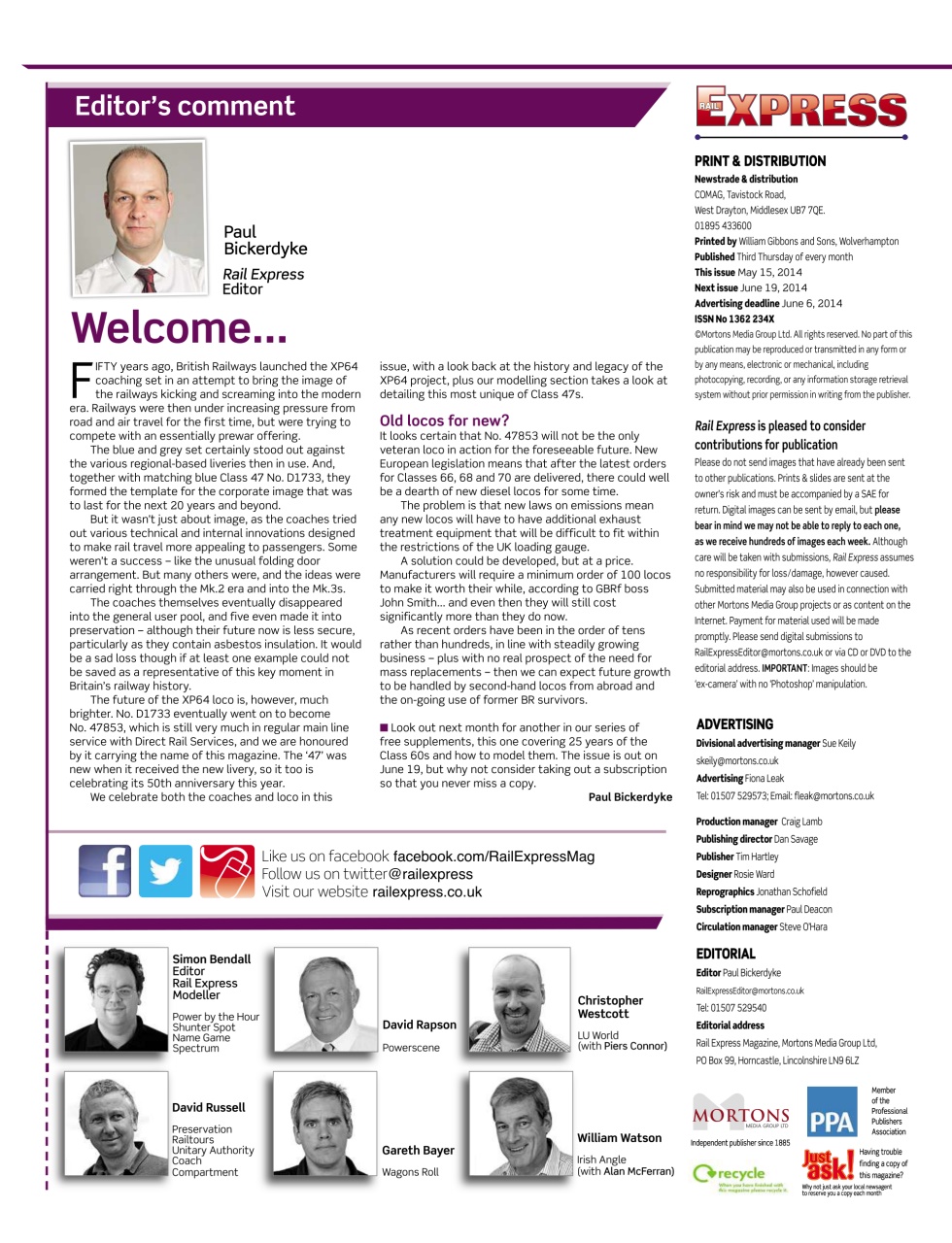 Rail Express Preview Pages