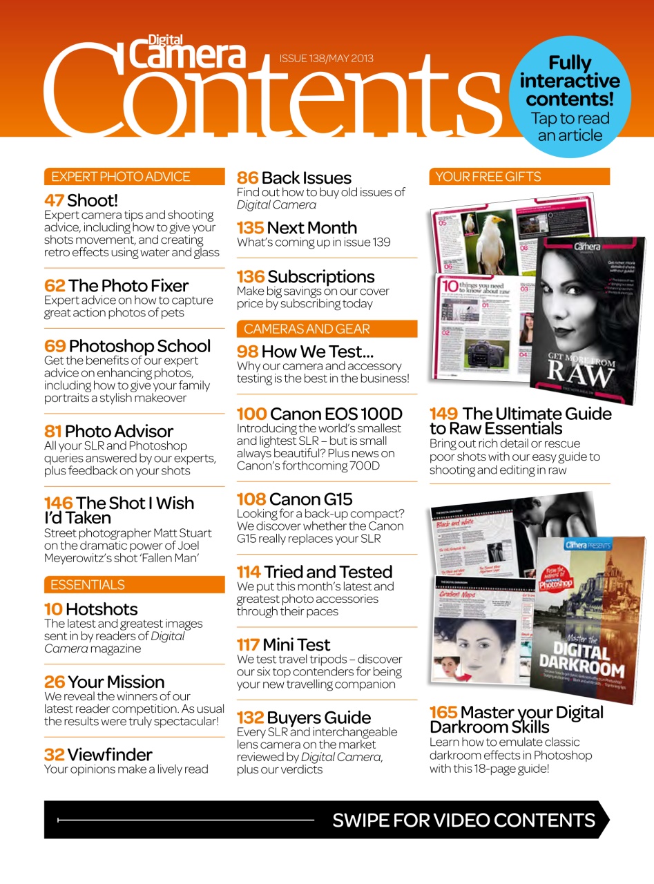 Digital Camera Magazine Preview Pages