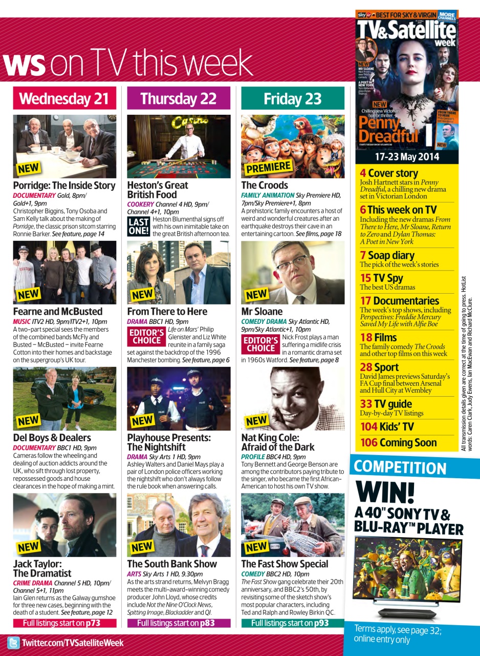 TV & Satellite Week Preview Pages