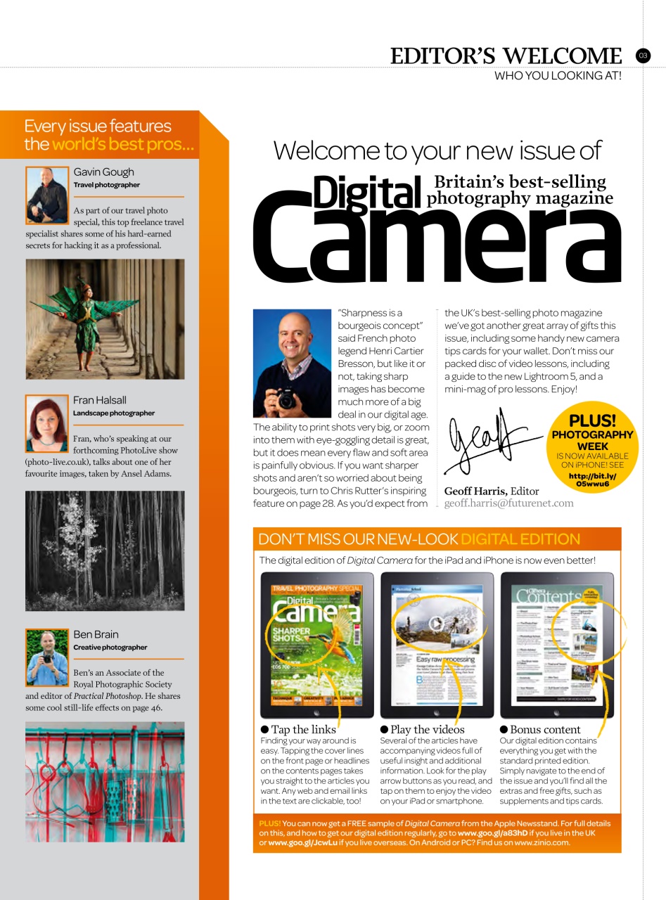 Digital Camera Magazine Preview Pages