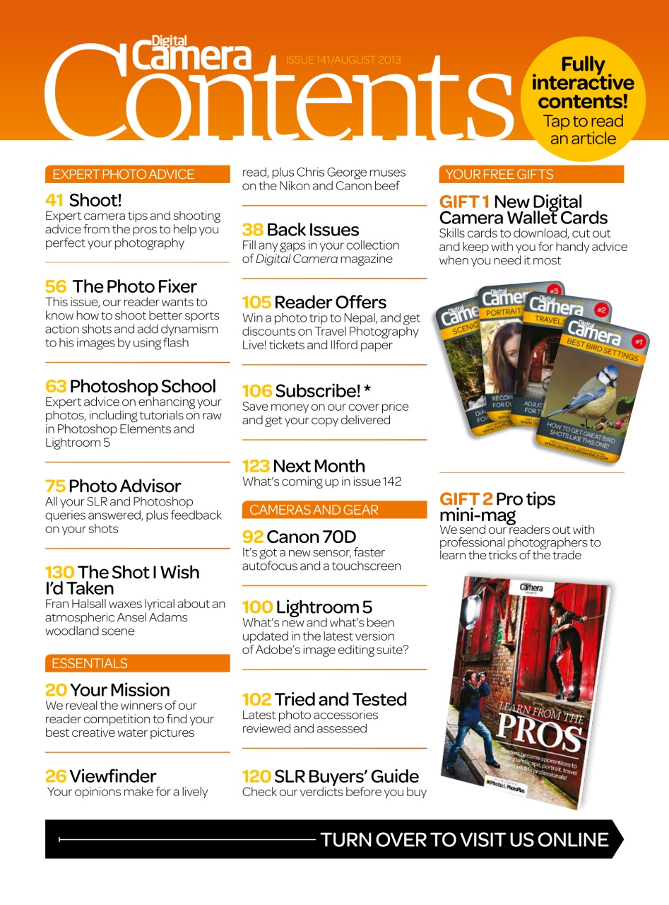 Digital Camera Magazine Preview Pages