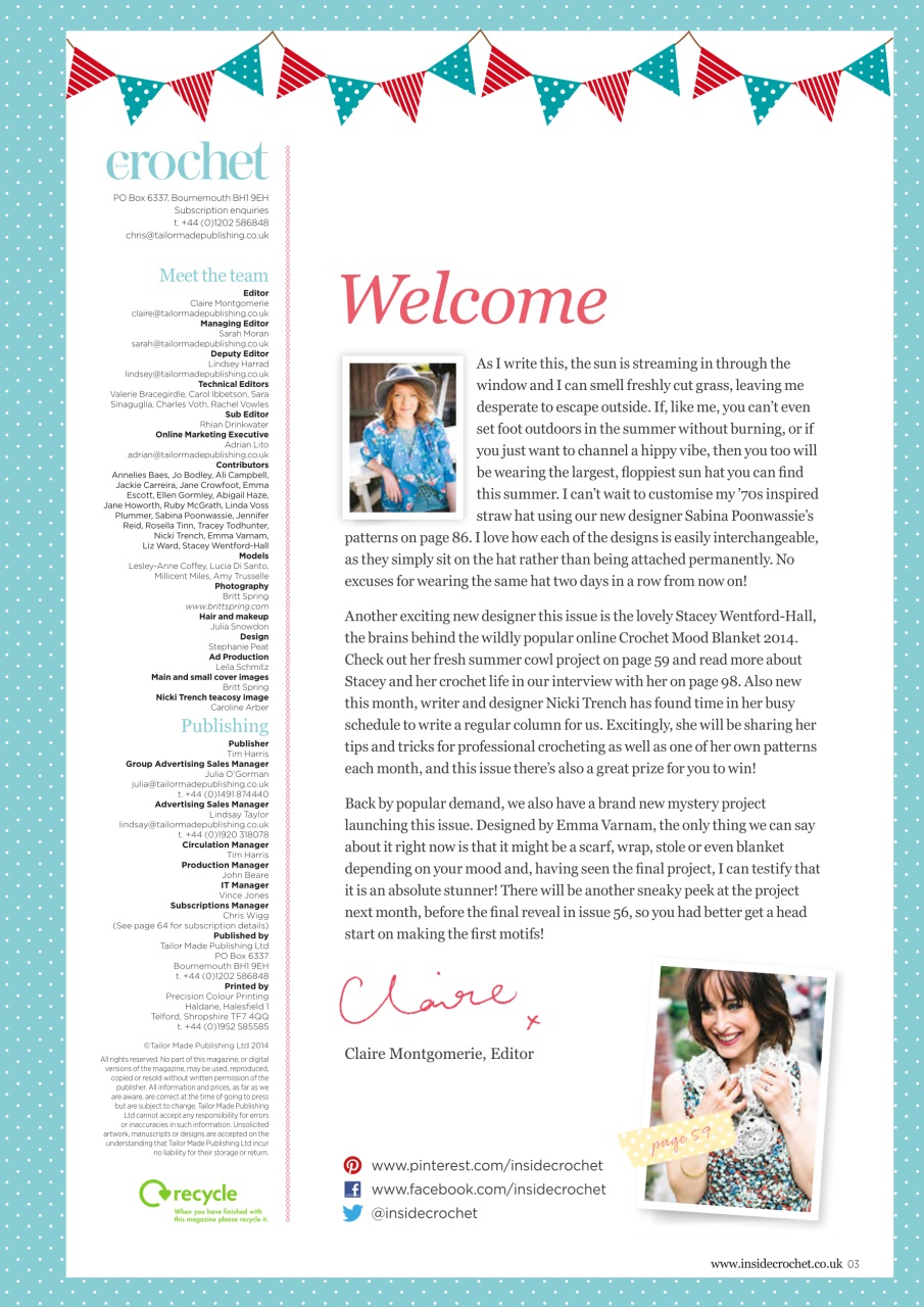 Inside Crochet Preview Pages