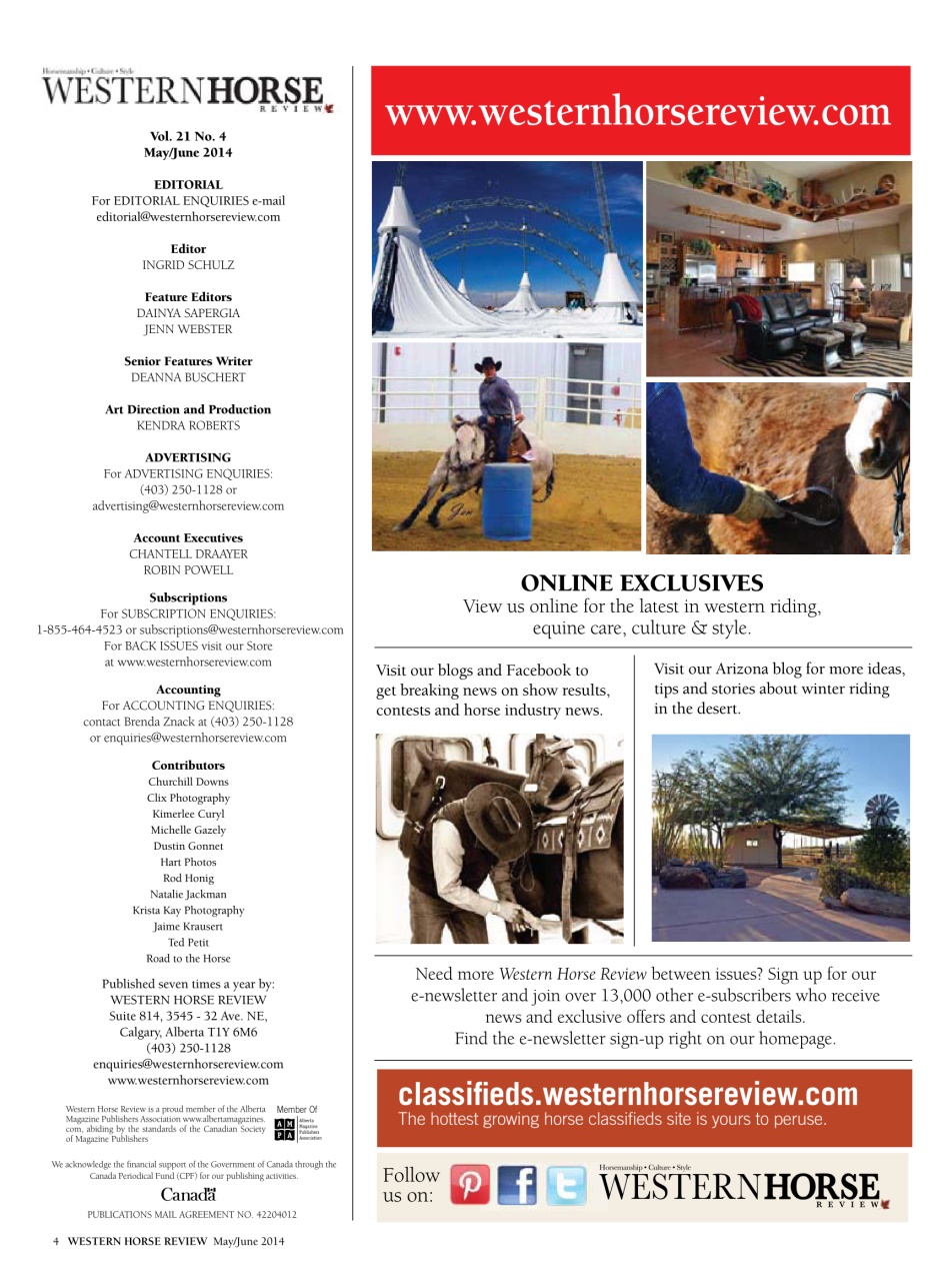 Western Horse Review Preview Pages