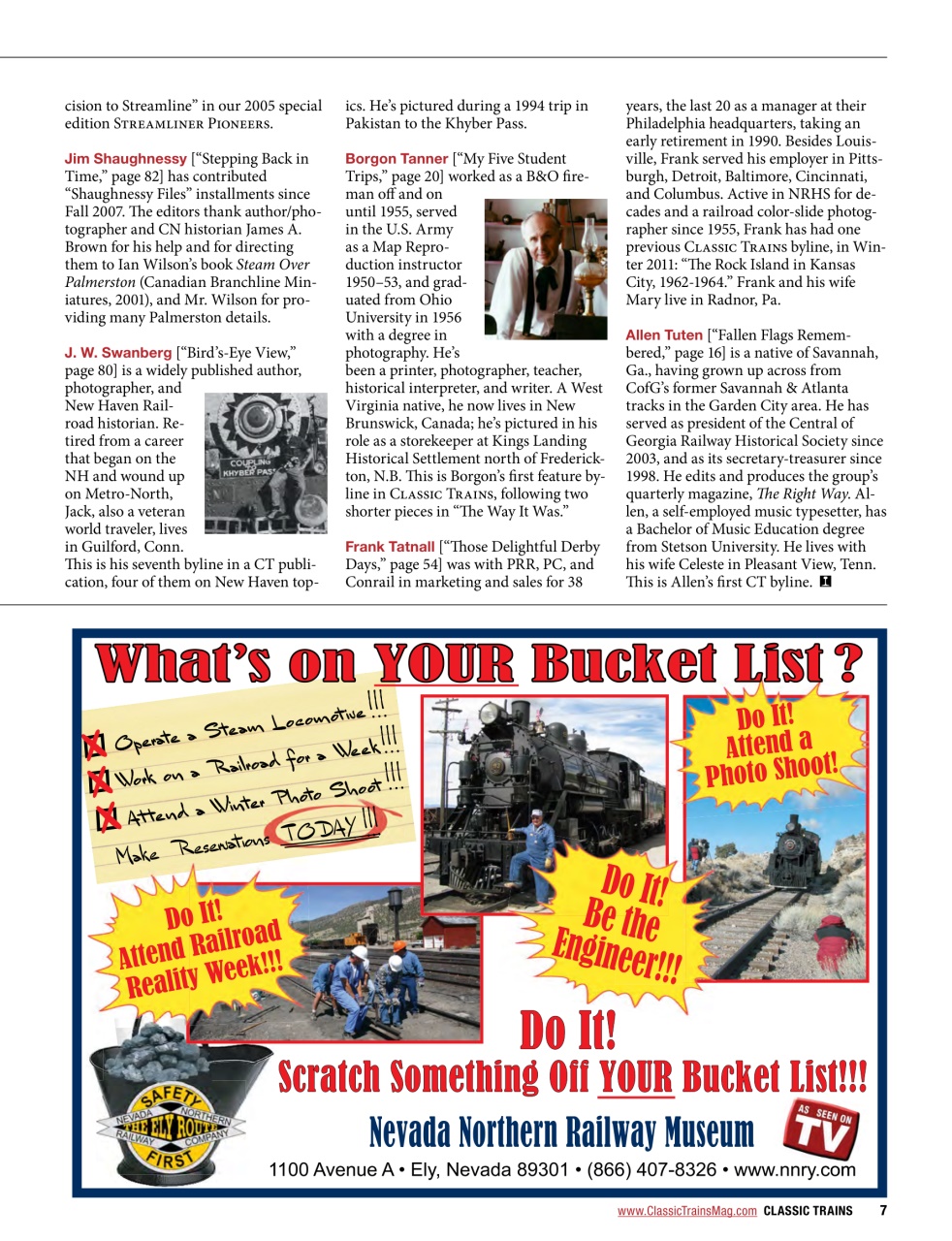 Classic Trains Preview Pages