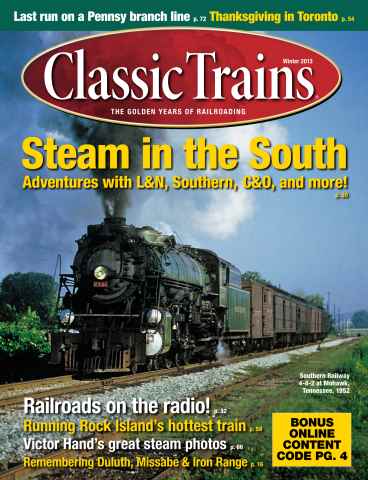 Classic Trains issue December 2013 Classic Trains