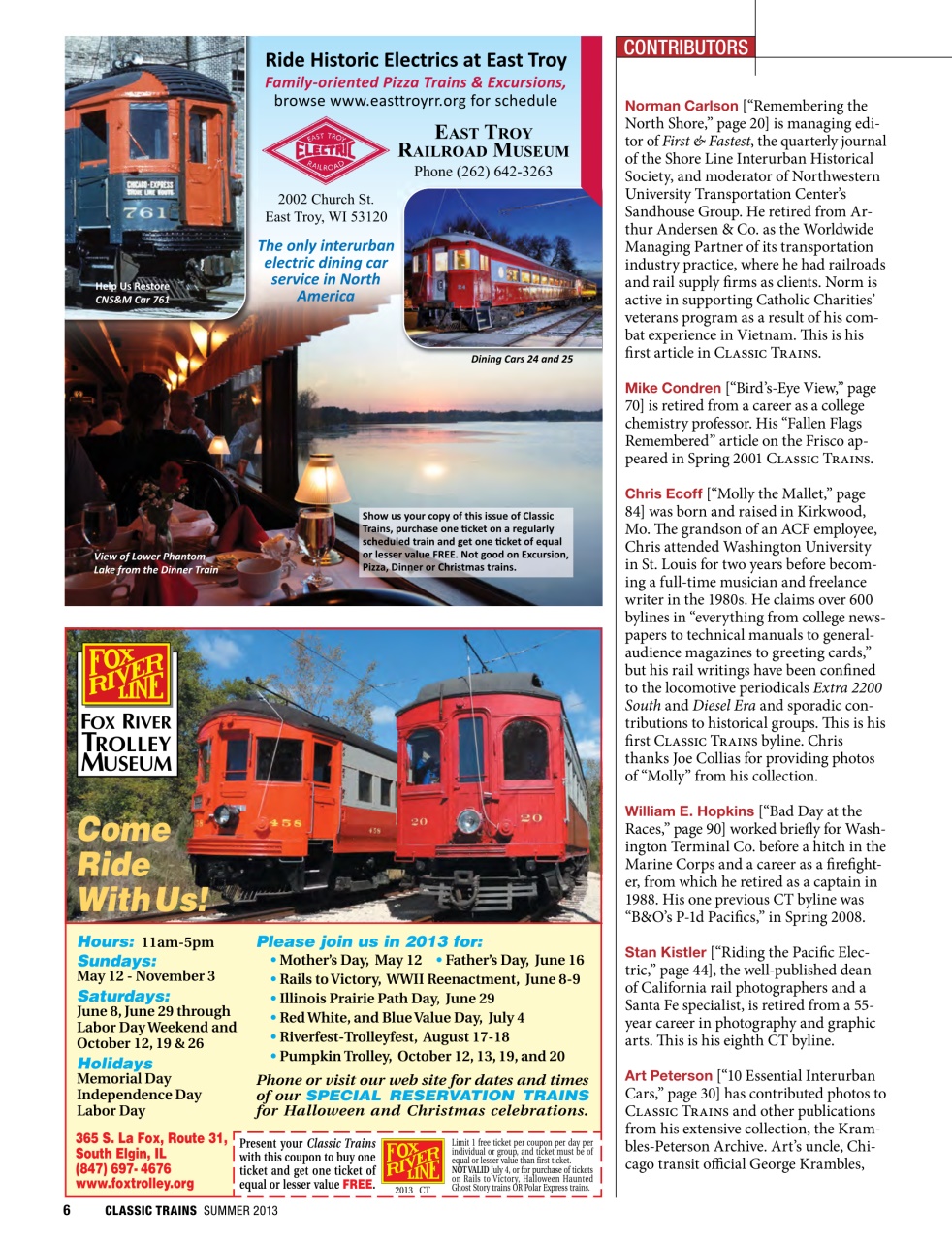 Classic Trains Preview Pages
