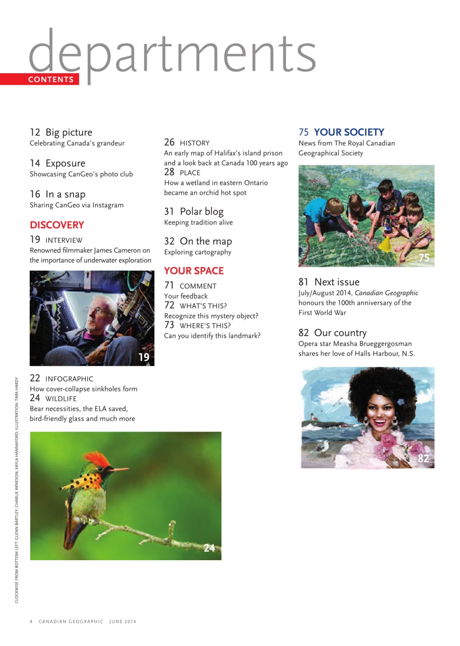 Canadian Geographic Preview Pages