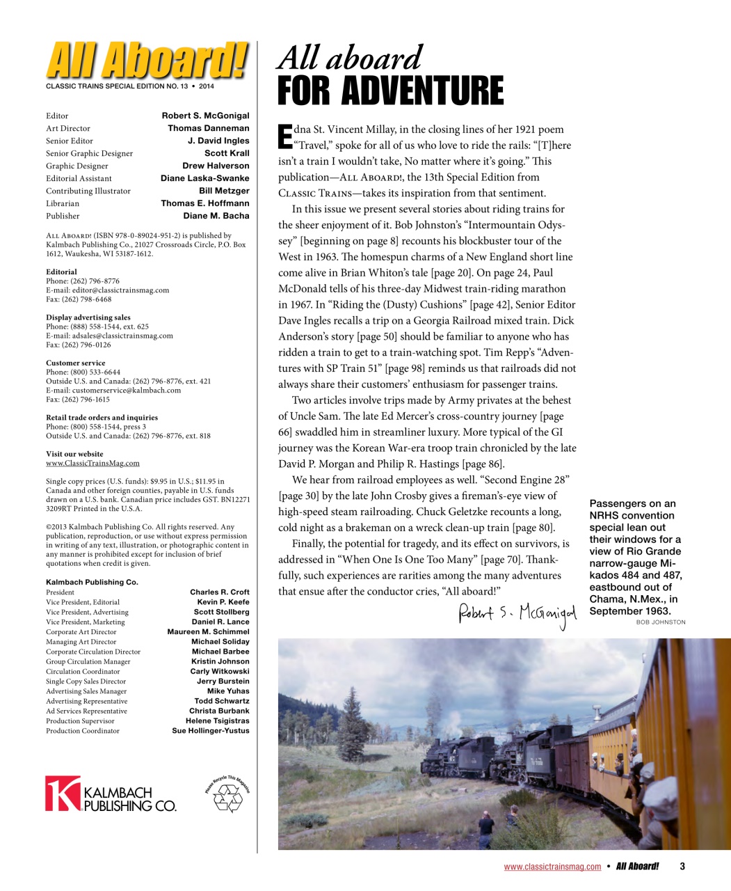 Classic Trains Preview Pages