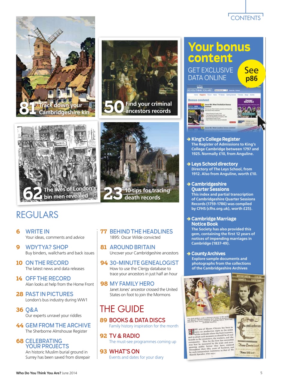 Who Do You Think You Are? Preview Pages