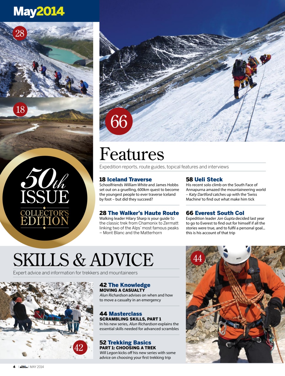 Trek & Mountain Magazine Preview Pages