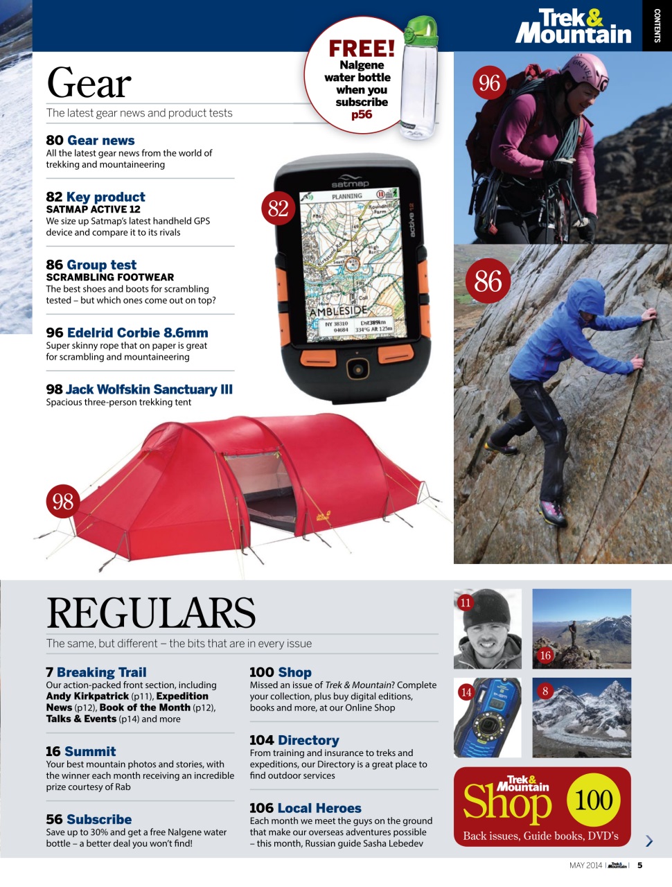 Trek & Mountain Magazine Preview Pages