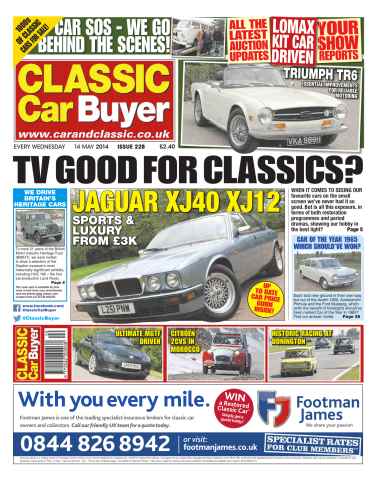 Classic Car Buyer issue No.228 TV Good for Classics