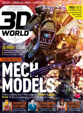 3D World issue July 2014