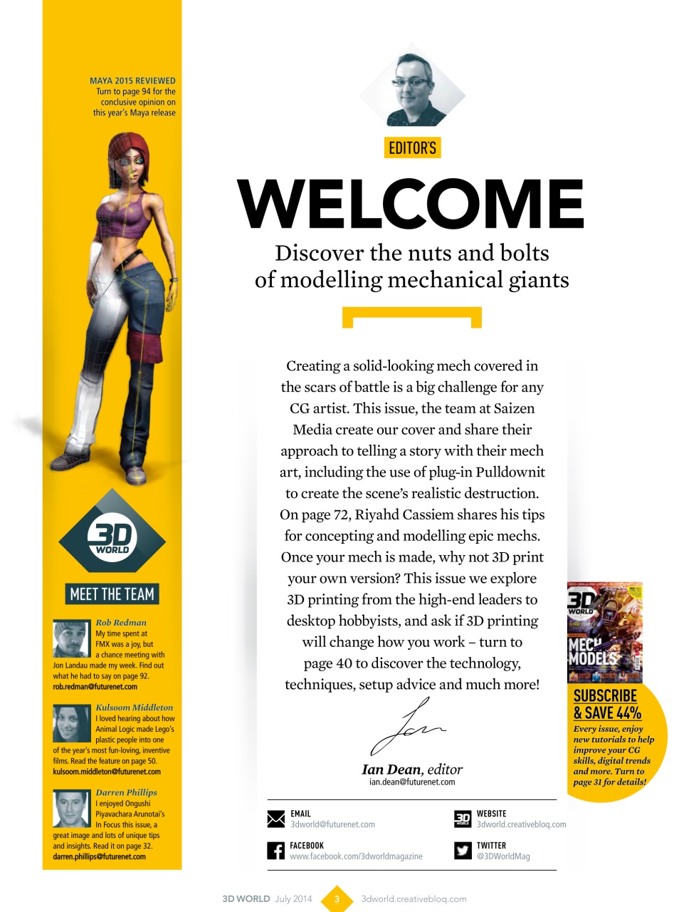 3D World Preview Pages