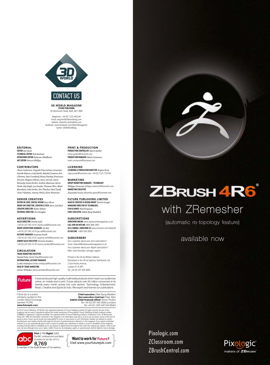 3D World Preview Pages