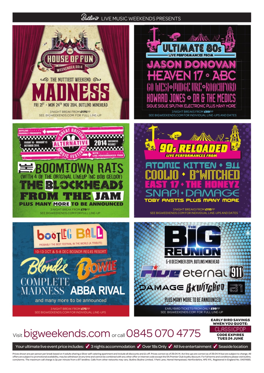 Classic Pop Preview Pages