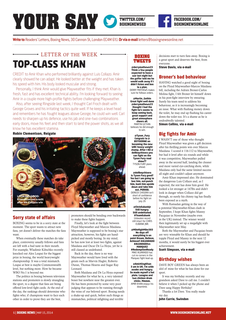 Boxing News Preview Pages