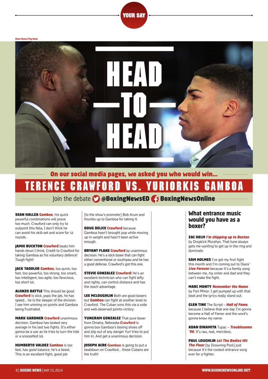 Boxing News Preview Pages