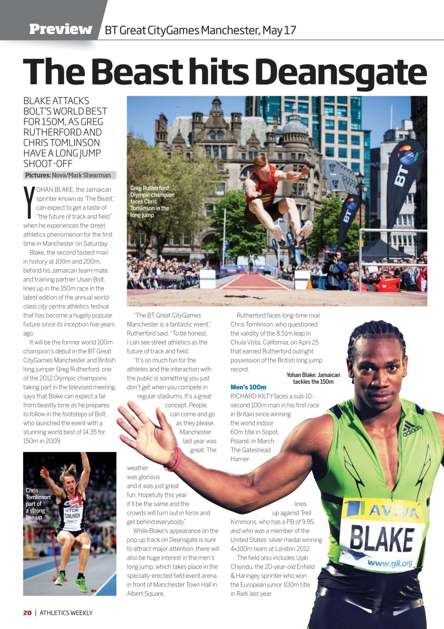 AW – Athletics Weekly Magazine Preview Pages