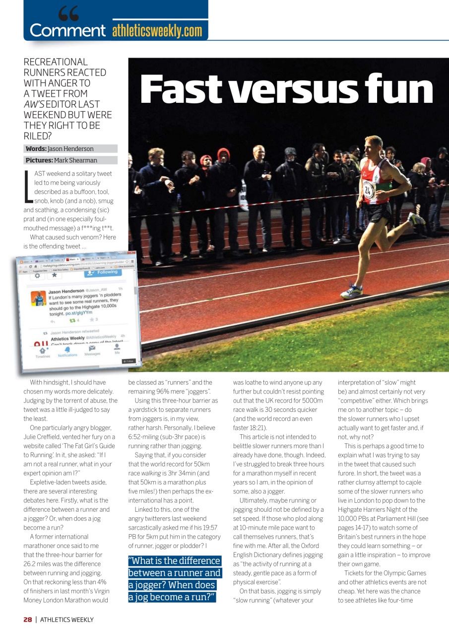 AW – Athletics Weekly Magazine Preview Pages