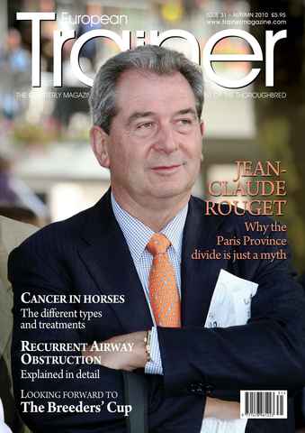 European Trainer Magazine - horse racing issue Autumn 2010 - Issue 31
