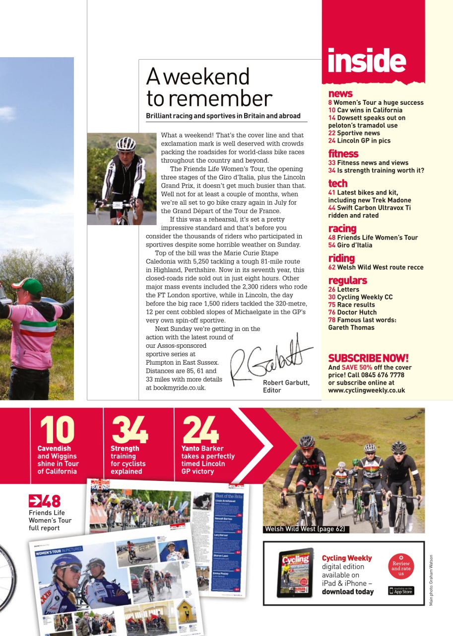 Cycling Weekly Preview Pages
