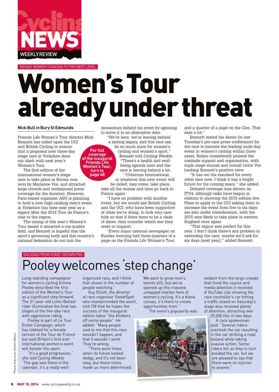 Cycling Weekly Preview Pages