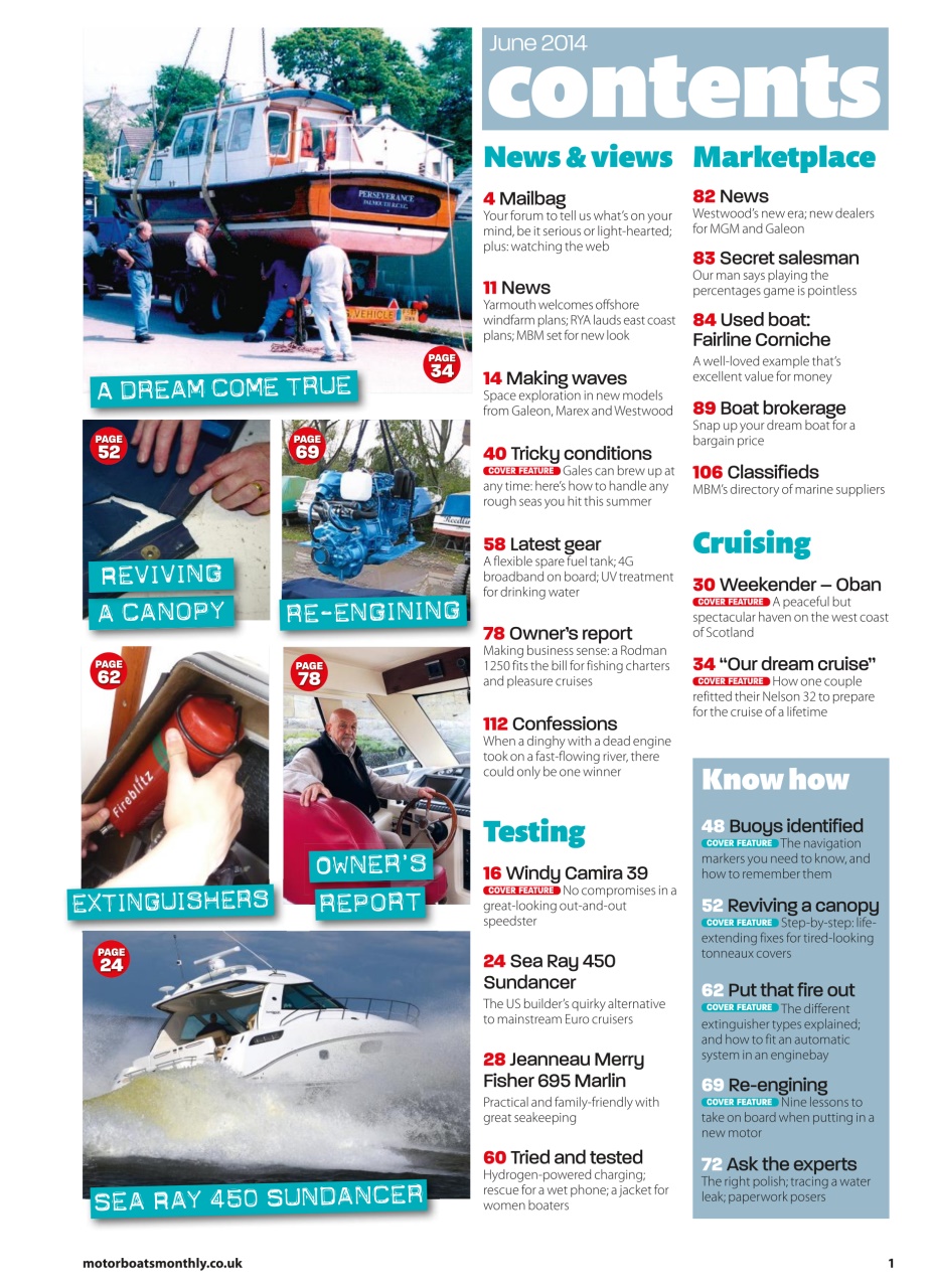 Motor Boats Monthly Preview Pages
