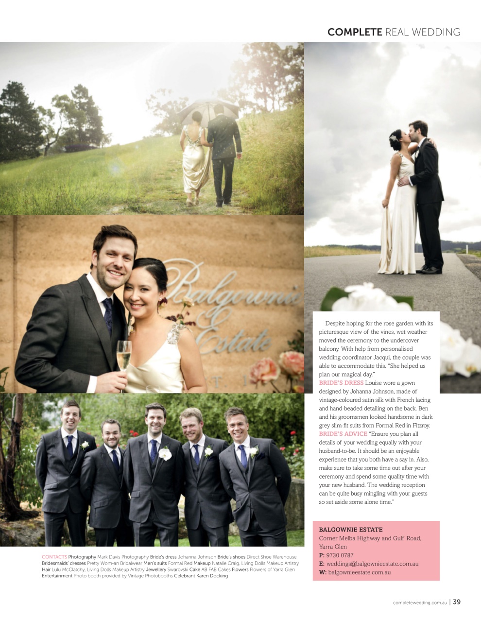 Complete Wedding Melbourne Preview Pages