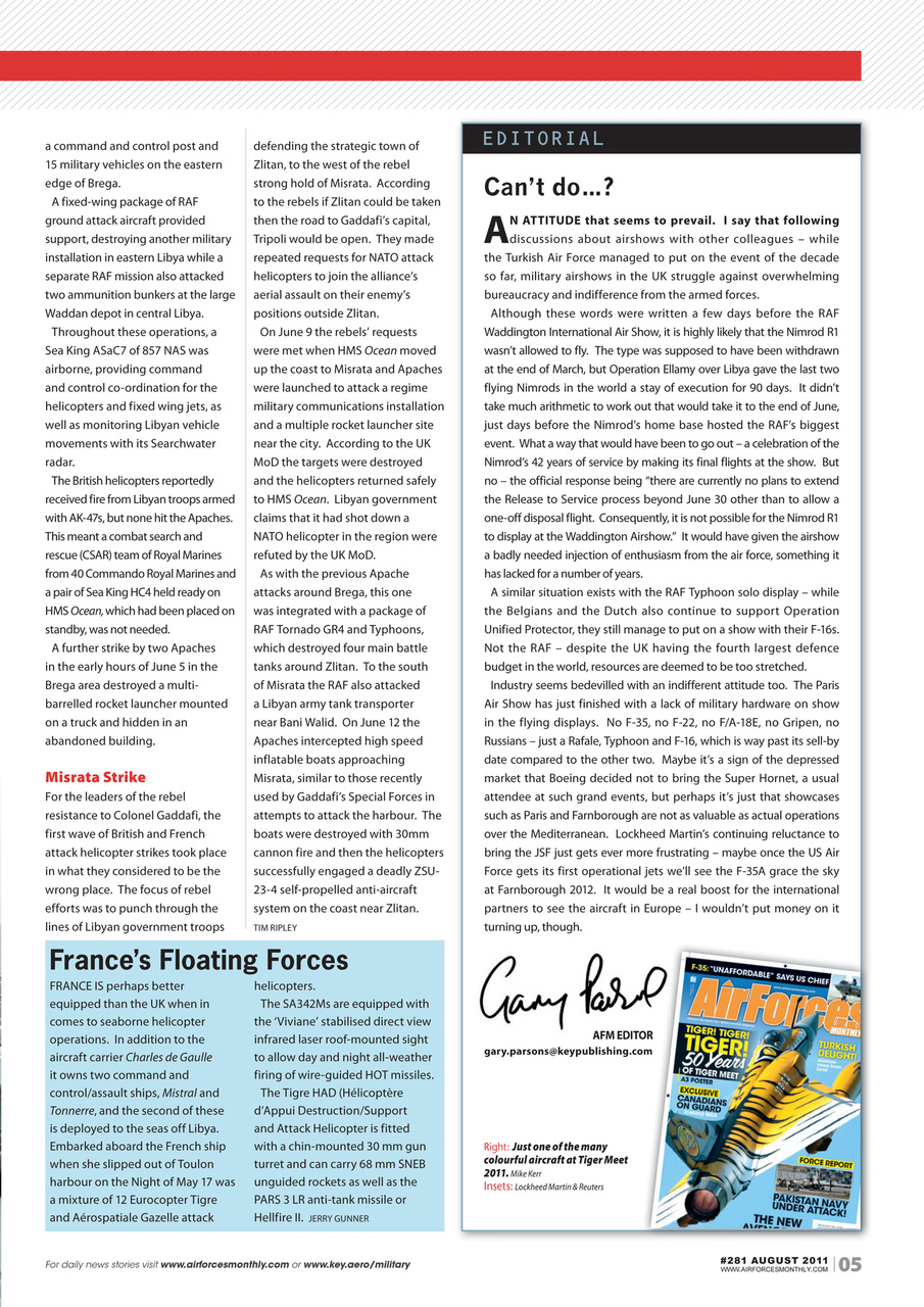 AirForces Monthly Preview Pages