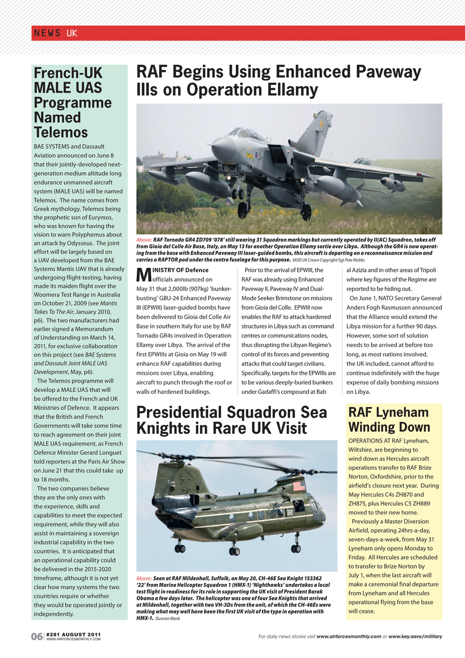 AirForces Monthly Preview Pages