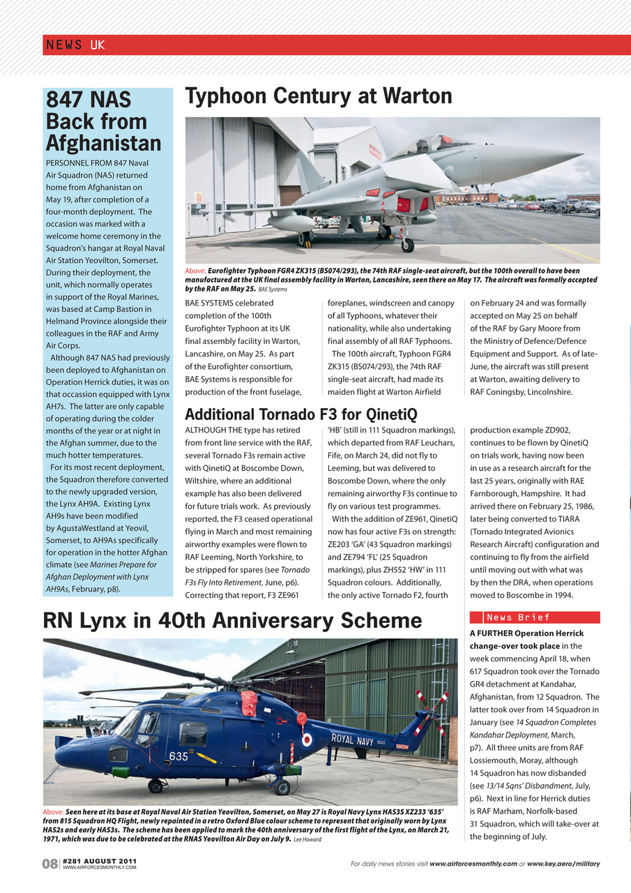 AirForces Monthly Preview Pages