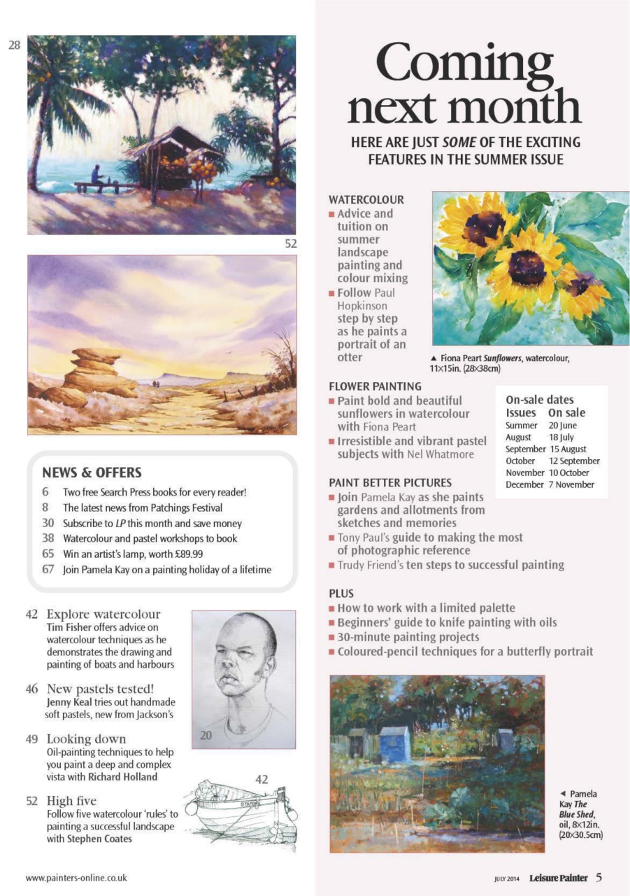Leisure Painter & The Artist Preview Pages