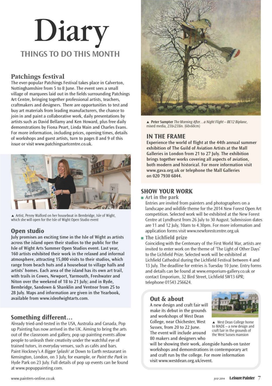 Leisure Painter & The Artist Preview Pages