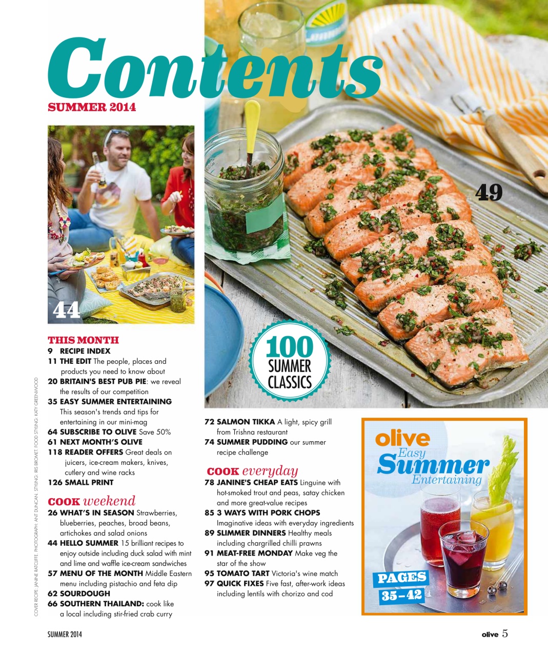 Olive Magazine Preview Pages