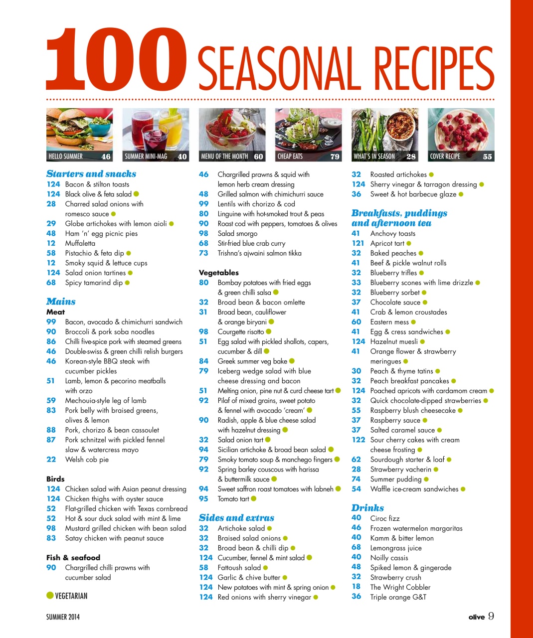 Olive Magazine Preview Pages