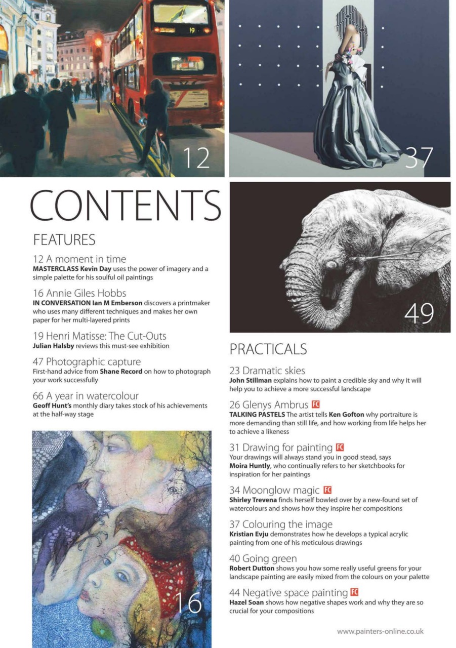 The Artist Preview Pages