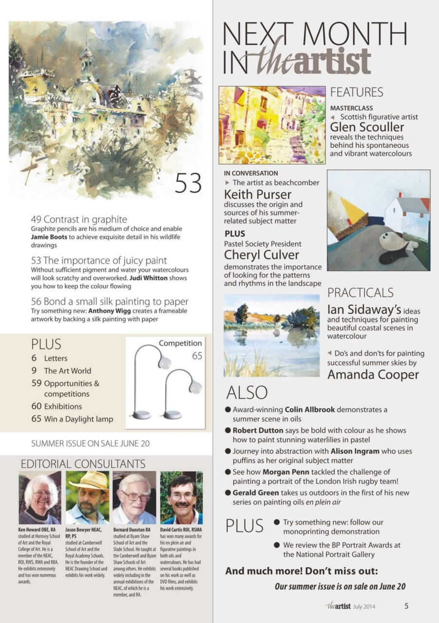 The Artist Preview Pages